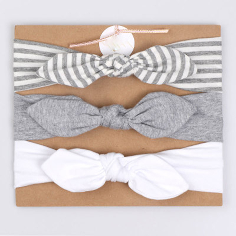 Baby Hair Bows Headband 3PC Set